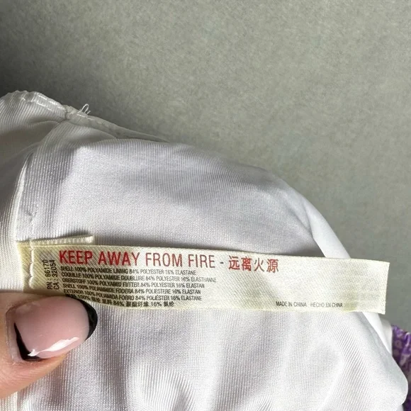 Free People Movement FP The Way Home Purple Floral Shorts size XL - Picture 5 of 9